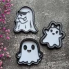 Girly Ghost with Bow Halloween Cookie Cutter