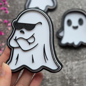Ghost with Glasses Cookie Cutter & Embosser Set