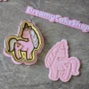 Unicorn Full Body Cookie Cutter Stamp