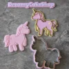 Unicorn Full Body Cookie Cutter Stamp