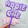 Personalised Name Cake Topper