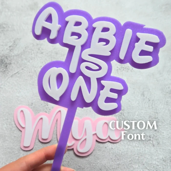 Personalised Name Cake Topper