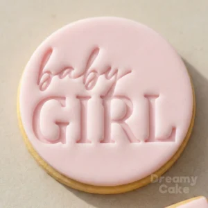 Baby Girl Cookie Stamp | Baby Shower Fondant Embosser