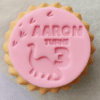 Custom Dinosaur Birthday Cookie Stamp