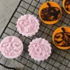 Pumpkin Halloween Cookie Cutter & Stamp Set of 3