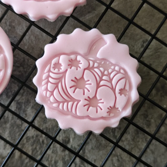 Pumpkin Halloween Cookie Cutter & Stamp Set of 3
