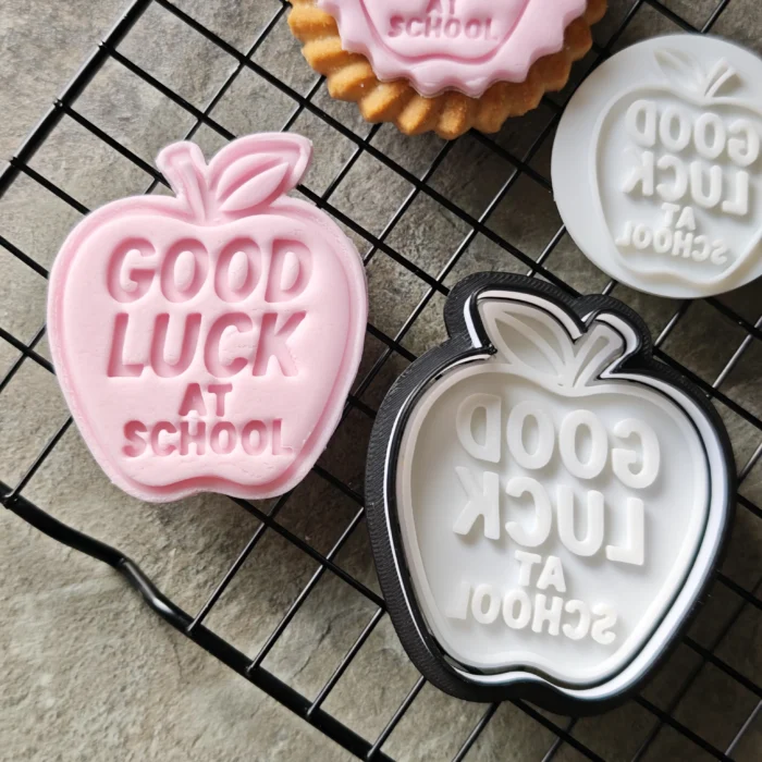 Backpack First Day Cookie Cutter & Stamp Set