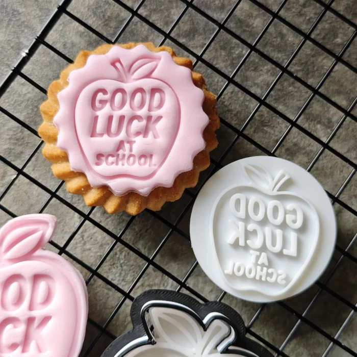 Backpack First Day Cookie Cutter & Stamp Set