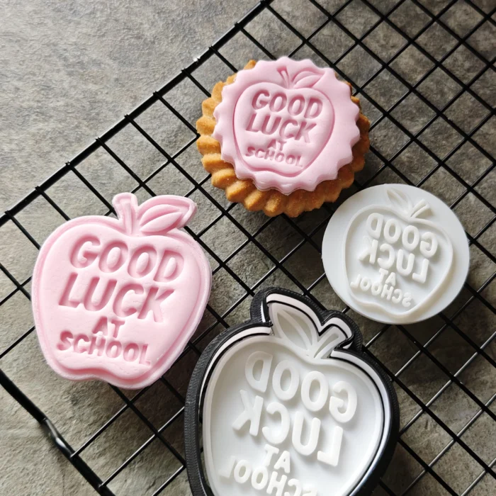 Backpack First Day Cookie Cutter & Stamp Set