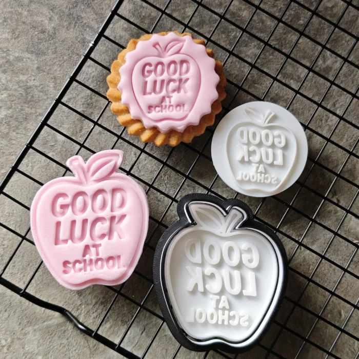 Backpack First Day Cookie Cutter & Stamp Set