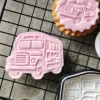 Bus Cookie Cutter & Stamp Set