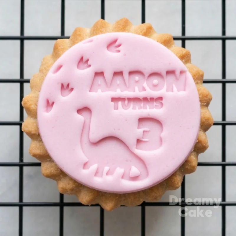 Personalised Dinosaur Cookie Stamp