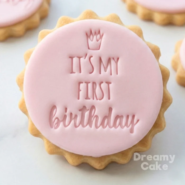 It's My First Birthday | Custom Fondant Embosser