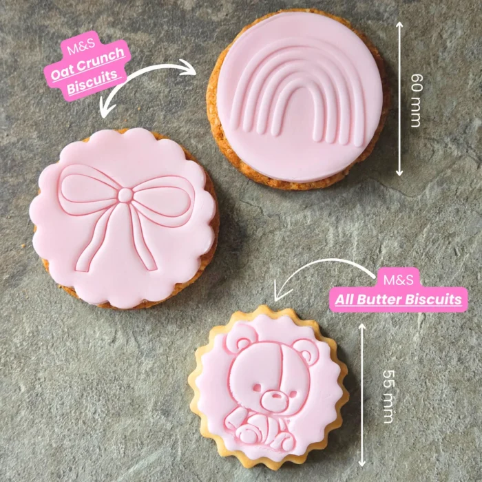 Happy Birthday Cookie Stamp - Personalised Fondant Embosser UK 2025 - Dreamy Cake