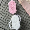 Custom Plaque Fondant Embosser with Initials & Bow