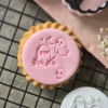 Ghost & Gravestone Halloween Cookie Embosser: Spooky Biscuit Stamp, UK Made