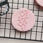 Mini Ghosts Texture Fondant Embosser | Halloween Cookie Stamp | Spooky Biscuit
