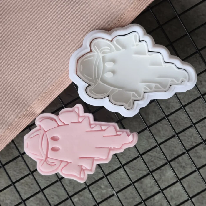 Cowboy Ghost Tall Fondant Embosser | Western Halloween Cookie Stamp