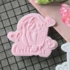 Call Me Ghost Fondant Embosser | Cute Halloween Cookie Stamp with Hearts