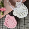 Cheers Ghost Fondant Embosser | Wine Glass Halloween Cookie Stamp | Party Biscuit