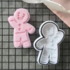 Gingerbread Man Waving Cookie Cutter & Fondant Embosser