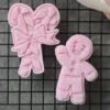 20251011_125639 Candy Cane Bow Cookie Cutter & Fondant Embosser