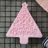Merry Christmas Tree Cookie Cutter & Fondant Embosser | Ornament Pattern