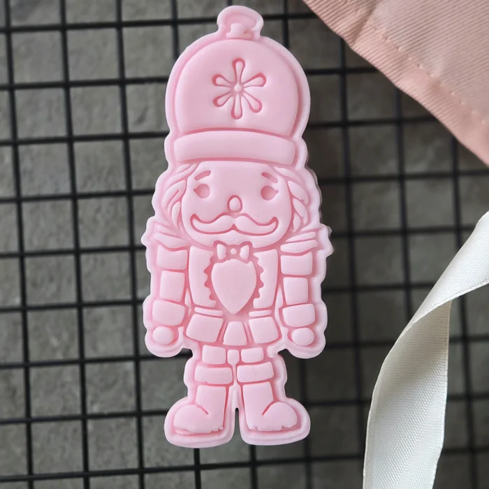 20251011_131101 Nutcracker Cookie Stamp – Toy Soldier Fondant Embosser & Cutter | Christmas Biscuit Stamp Set