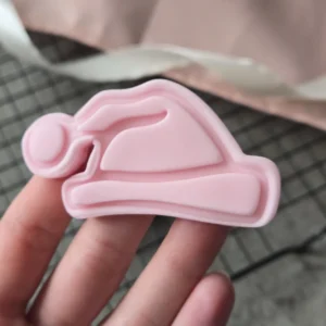 Mini Santa Hat Cookie Cutter & Embosser Set