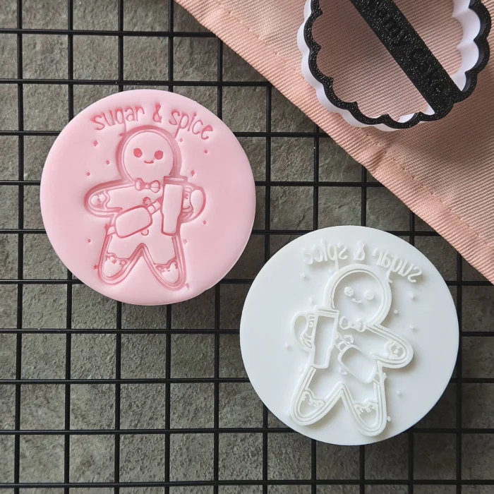 Gingerbread Cookie Stamp “Sugar & Spice”