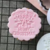 Wishing You a Merry Christmas Cookie Stamp