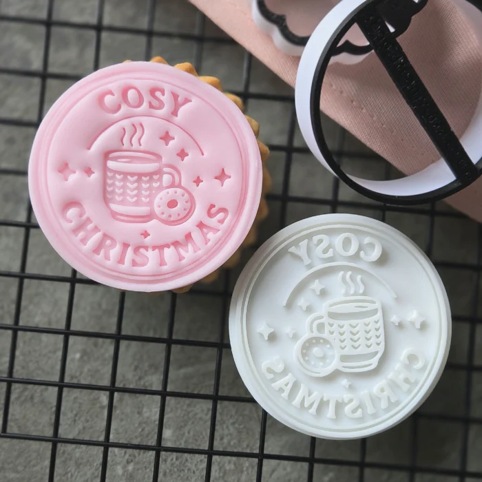 Christmas Crew Fondant Embosser|