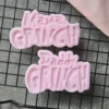Mama/Daddy Grinch Christmas Cookie Stamp Set