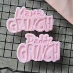 Mama/Daddy Grinch Christmas Cookie Stamp Set