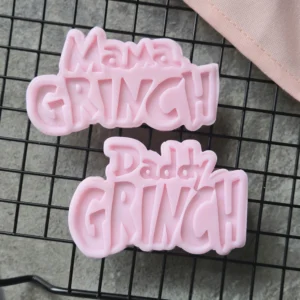 Mama & Daddy Grinch Cookie Cutter & Embosser Set of 2