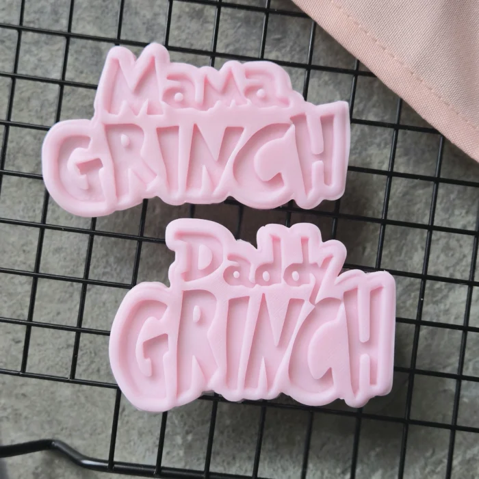 20251013_115005 Mama/Daddy Grinch Christmas Cookie Stamp Set