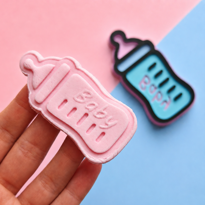 Baby Bottle Cookie Cutter & Embosser Set Baby Bottle Cookie Cutter & Embosser Set