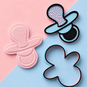 Baby Dummy Cookie Cutter & Embosser Set