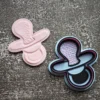 Pacifier (Dummy) Cookie Cutter & Fondant Embosser