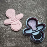 Pacifier (Dummy) Cookie Cutter & Fondant Embosser
