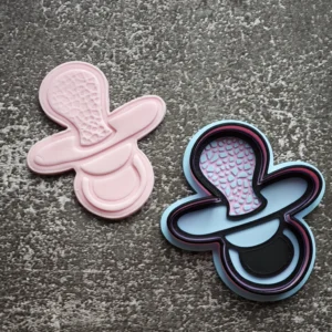 Baby Dummy Cookie Cutter & Embosser Set