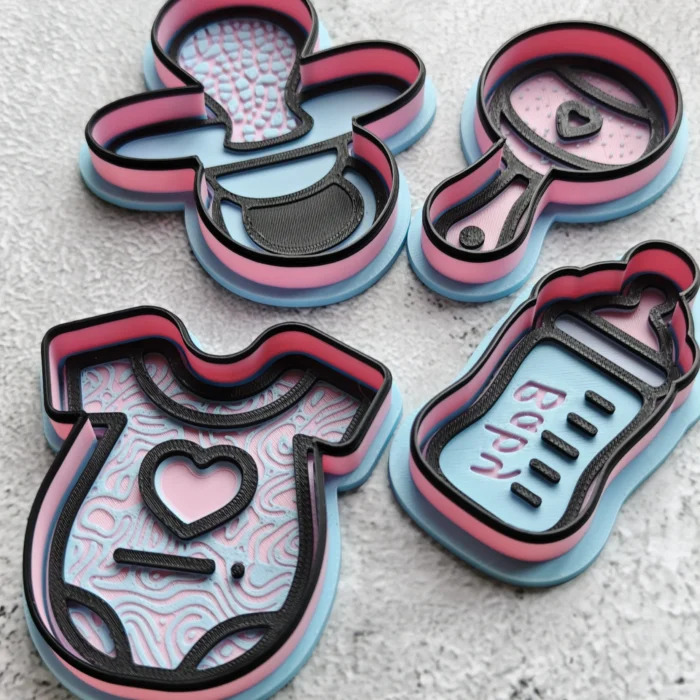 IMG_20250721_195039 Baby Bottle Cookie Cutter & Embosser | Baby Shower Biscuit Set | Feeding Bottle Cookie Tool, UK