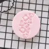 Mini Ghosts Pattern Cookie Stamp Mini Ghosts pattern cookie stamp with repeating Halloween fondant texture