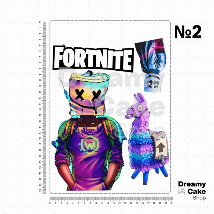 Fortnite Edible Cake Topper
