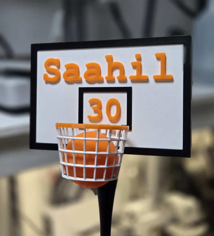 Custom Basketball Cake Topper