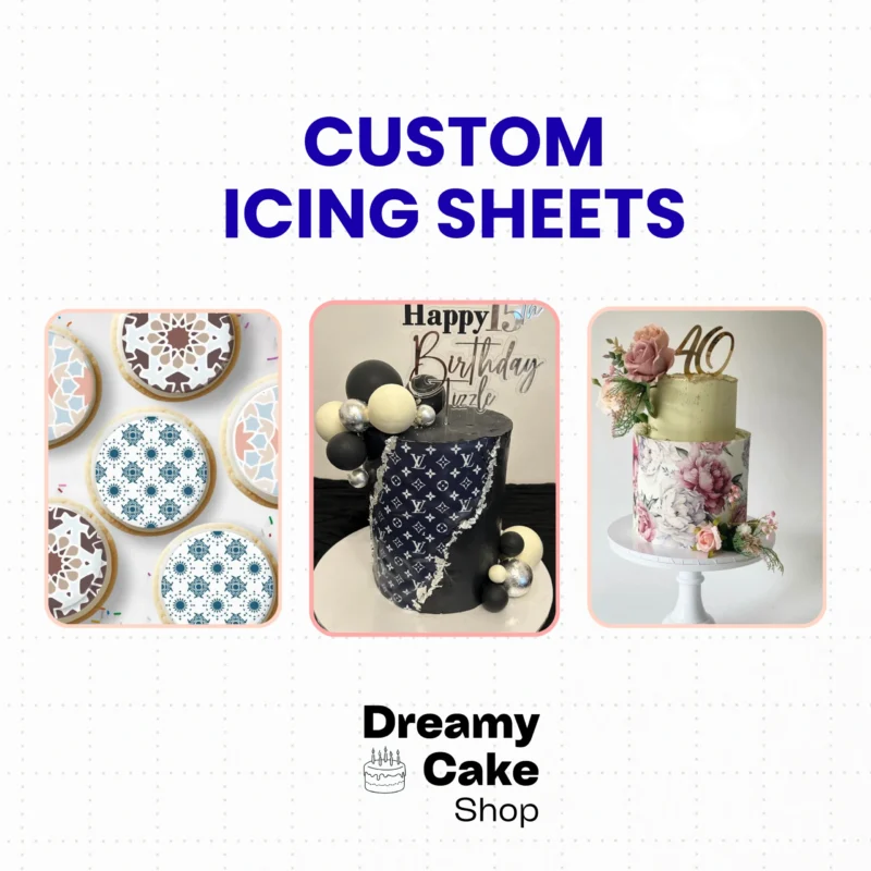 custom order Personalised Edible Icing Sheet