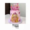 expample Barbie A4 Edible Cake Topper