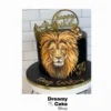 Royal Lion Crown Edible Cake Topper