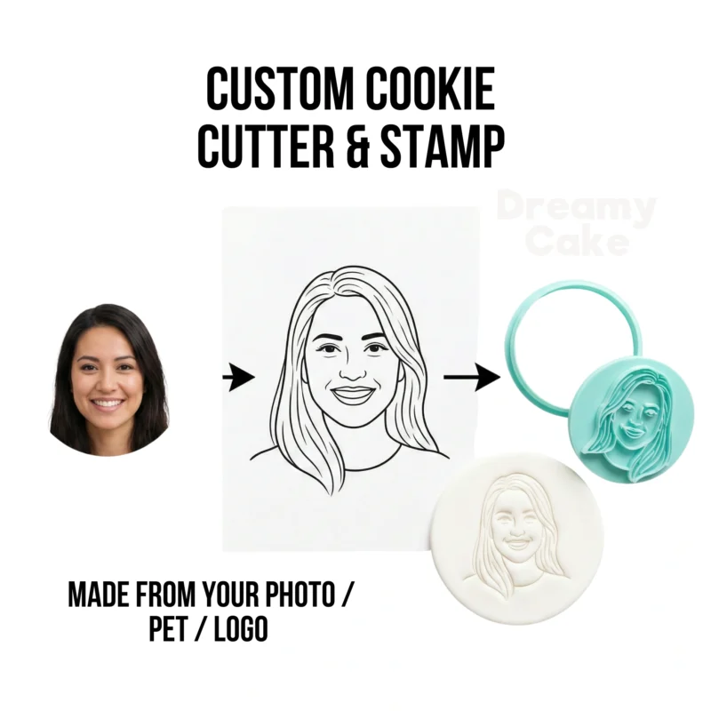 Custom Photo Cookie Cutter & Stamp