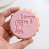 Personalised Minecraft Creeper Name & Age Cookie Stamp